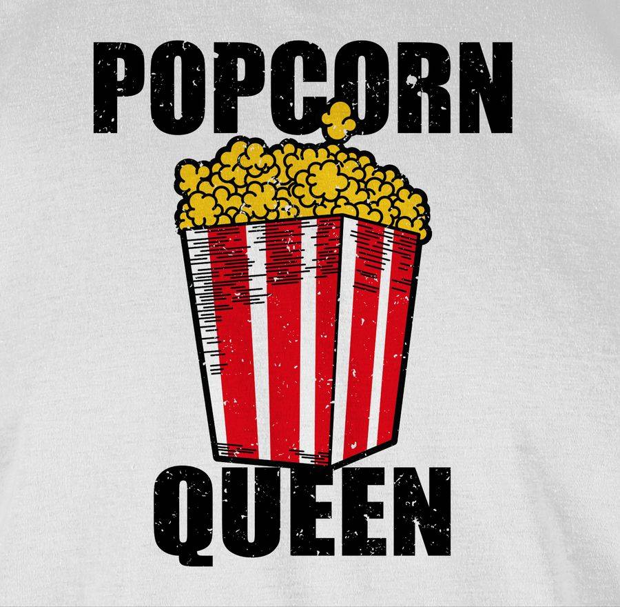 Shirtracer Popcorn Queen - Schwarz Shirts & Mehr Shirtracer