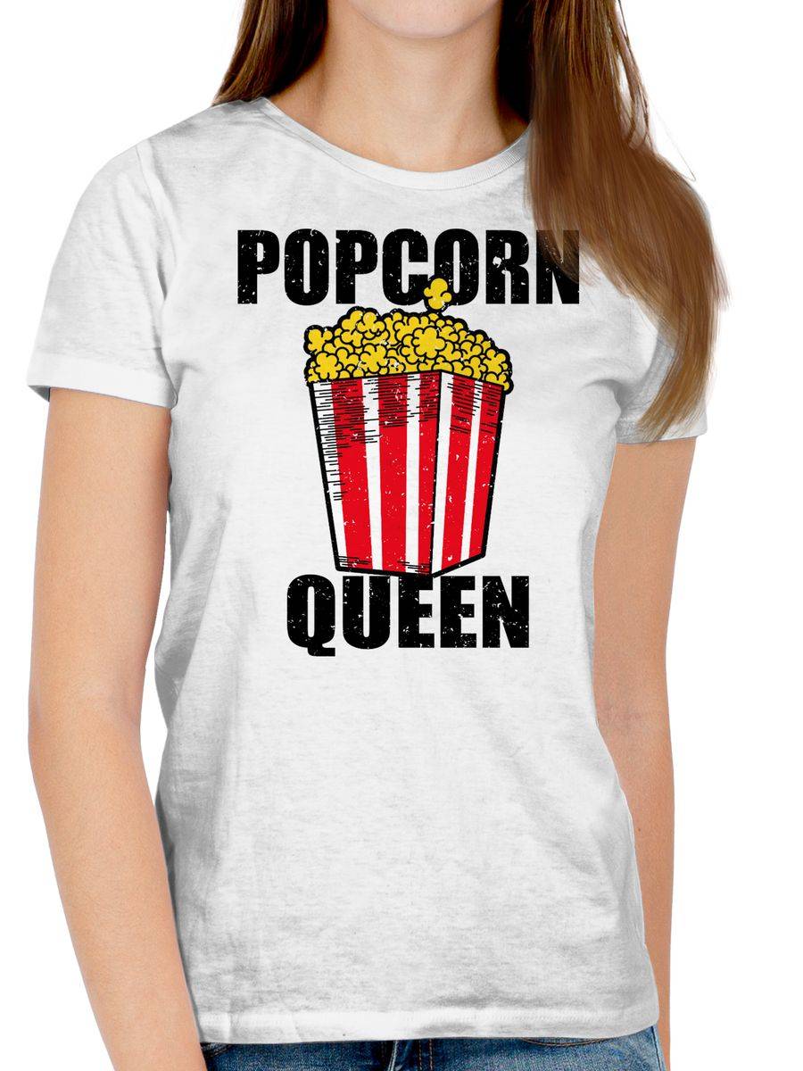 Shirtracer Popcorn Queen - Schwarz Shirts & Mehr Shirtracer