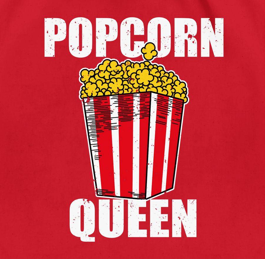 Shirtracer Popcorn Queen - Weiß Shirts & Mehr Shirtracer