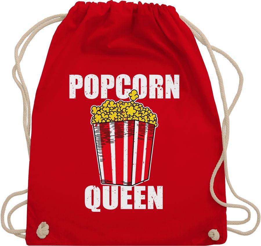 Shirtracer Popcorn Queen - weiß Shirts & Mehr Shirtracer
