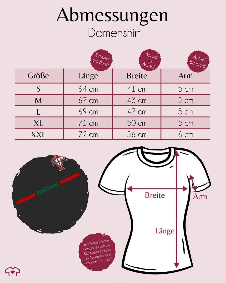 Shirtracer Portugal Trikot Wappen Portugiesisches Fan-Motiv Shirtracer