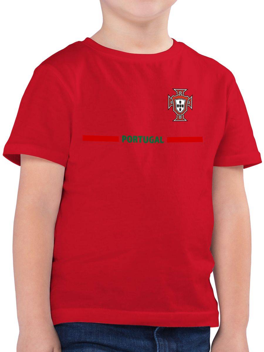 Shirtracer Portugal Trikot Wappen Portugiesisches Fan-Motiv Shirtracer