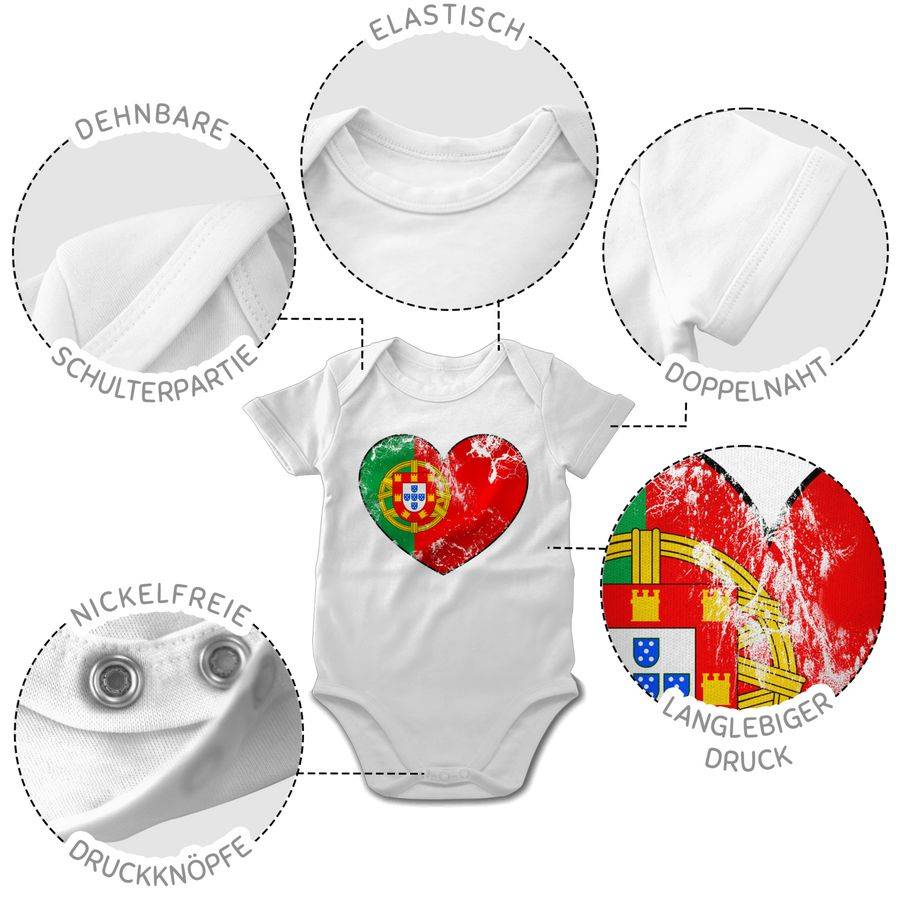 Shirtracer Portugal Vintage Herz Shirts & Mehr Shirtracer