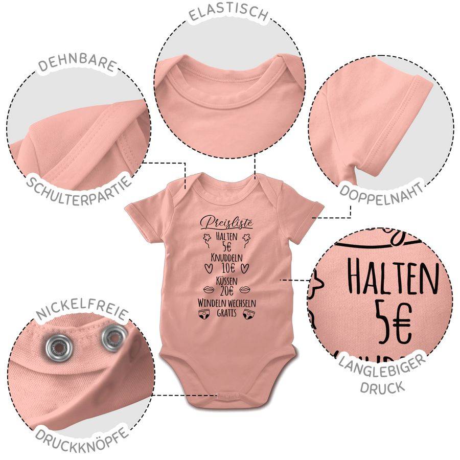 Shirtracer Preisliste Baby - Schwarz: T-Shirt Turnbeutel Shirtracer