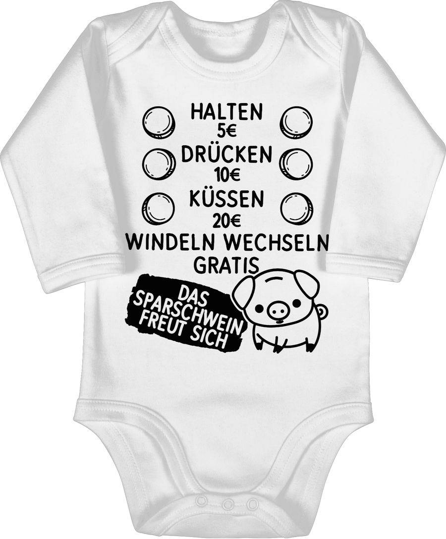 Shirtracer Preisliste mit Sparschwein - schwarz Shirts & Mehr Shirtracer