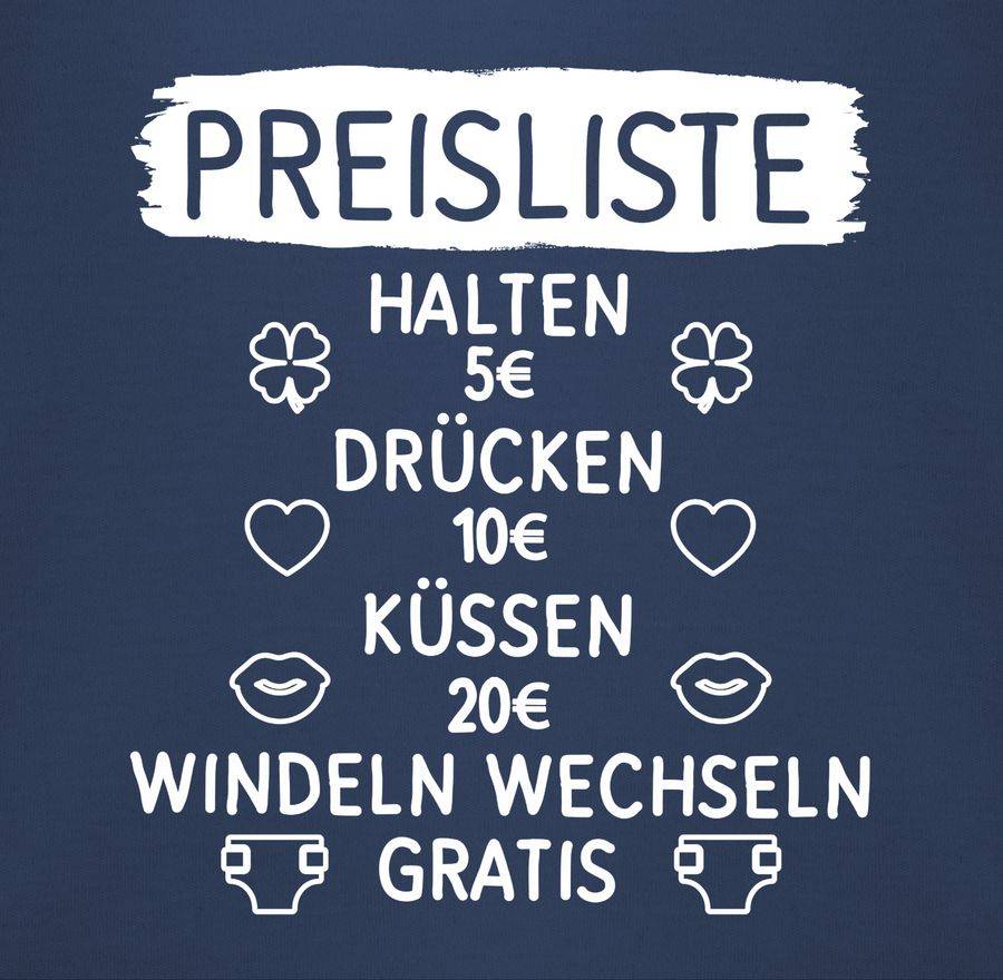 Shirtracer Preisliste Mit Symbolen - Weiß: T-Shirt Turnbeutel Shirtracer