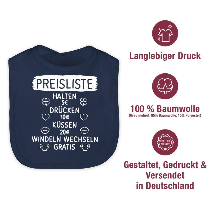 Shirtracer Preisliste Mit Symbolen - Weiß: T-Shirt Turnbeutel Shirtracer
