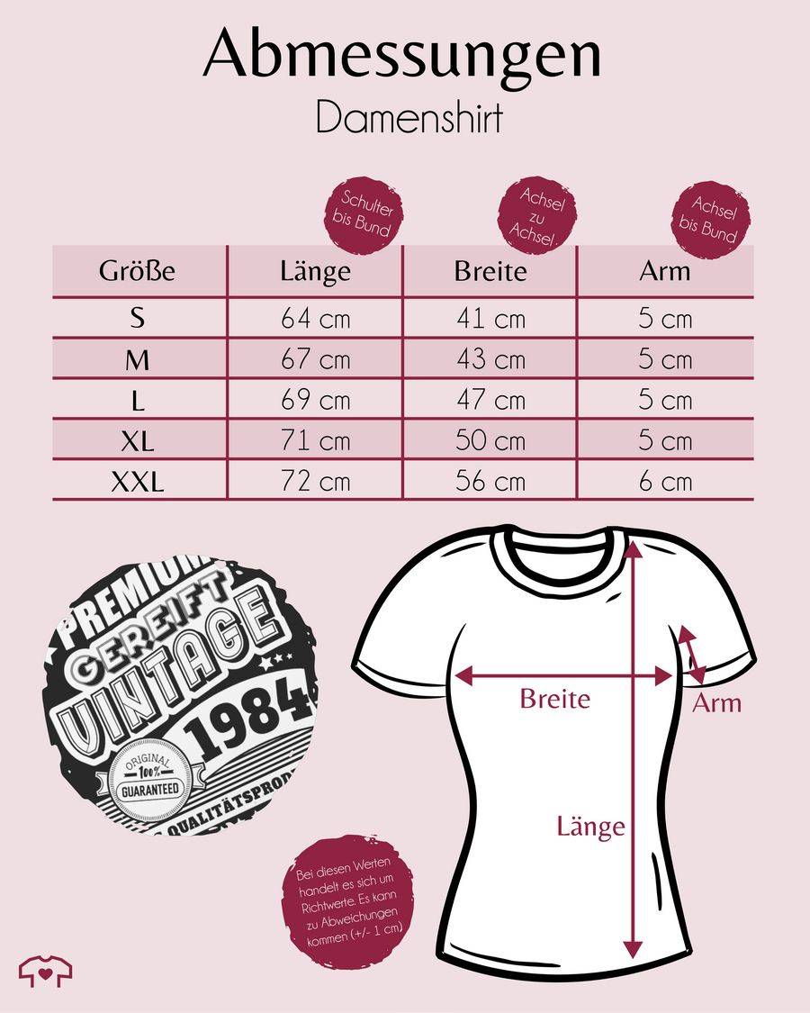 Shirtracer Premium Gereift Vintage 1984 Shirts & Mehr Shirtracer