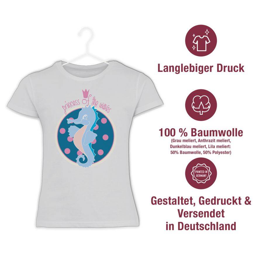 Shirtracer Princess Of The Waves: T-Shirt Gym Bag Shirtracer