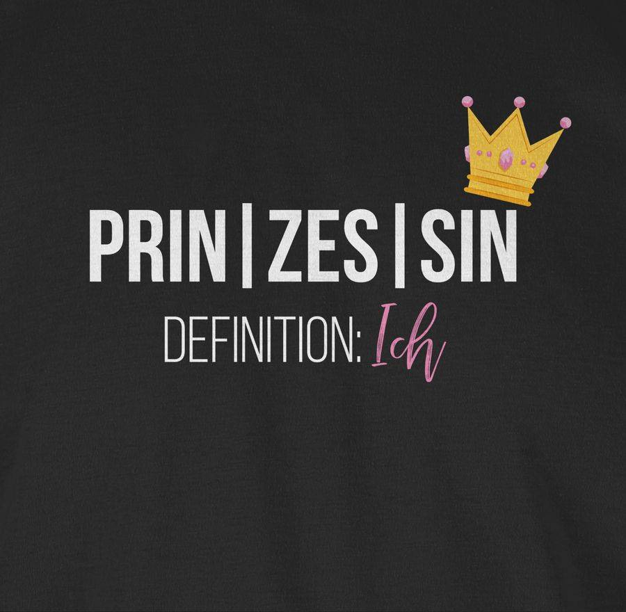 Shirtracer Prinzessin Definition Ich: Tshirt Rucksack Shirtracer
