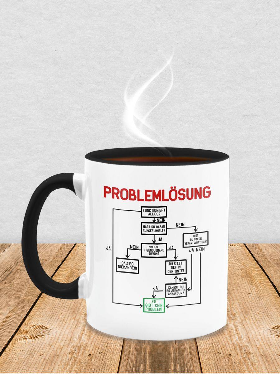 Shirtracer Problemlösung - Schwarz: T-Shirt Rucksack Shirtracer