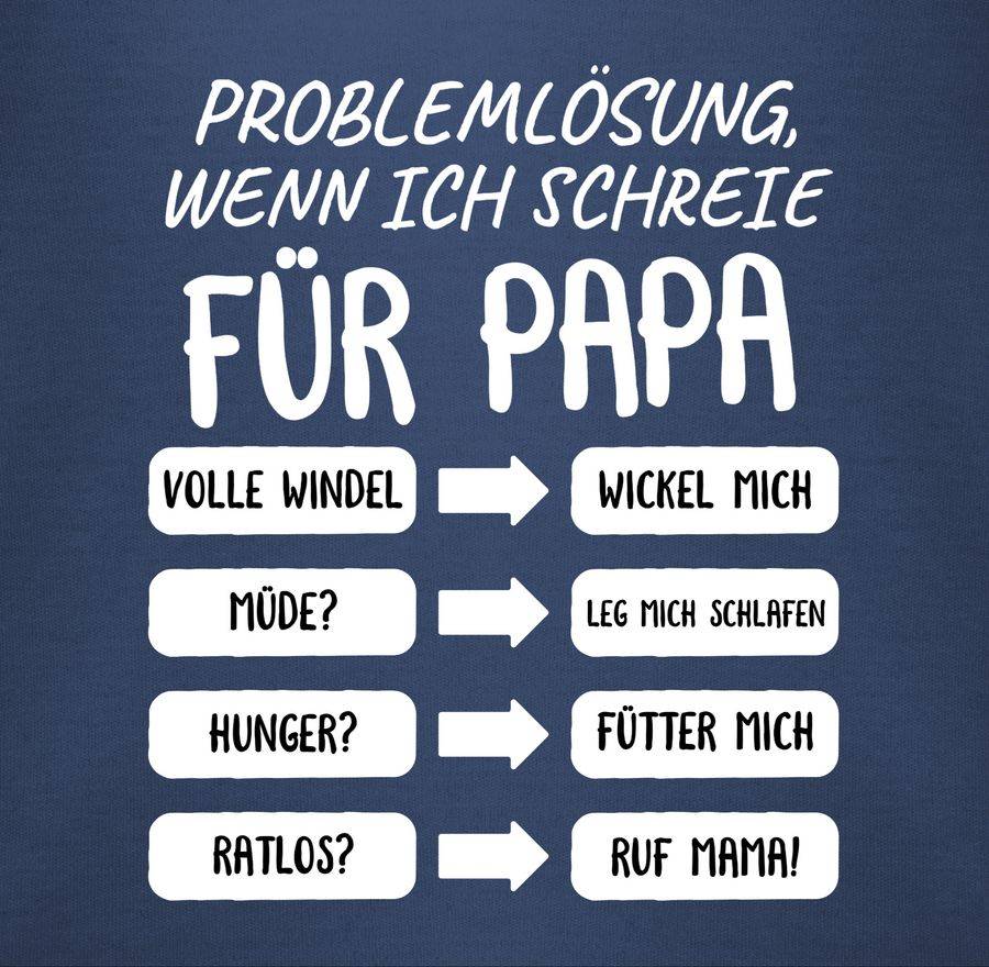 Shirtracer Problemlösung Wenn Ich Schreie Für Papa Weiß Shirts & Mehr Shirtracer