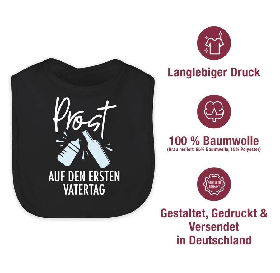 Shirtracer Prost Auf Den Ersten Vatertag - Weiß/blau: T-Shirt Gym Bag Shirtracer