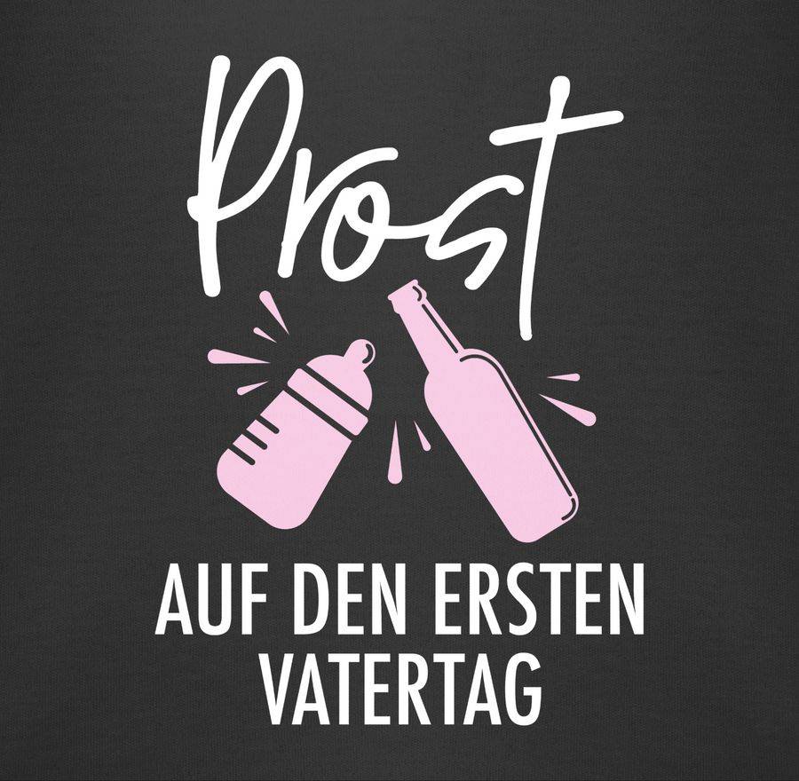 Shirtracer Prost Auf Den Ersten Vatertag - Weiß/rosa Shirts & Mehr Shirtracer
