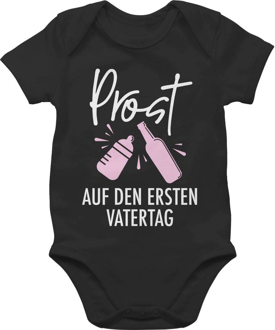 Shirtracer Prost auf den ersten Vatertag - weiß/rosa Shirts & Mehr Shirtracer
