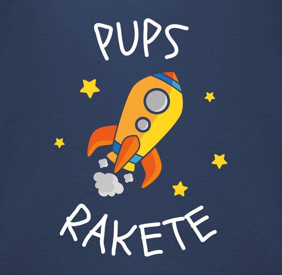 Shirtracer Pupsrakete Weiß: Tshirt Gym Bag Shirtracer