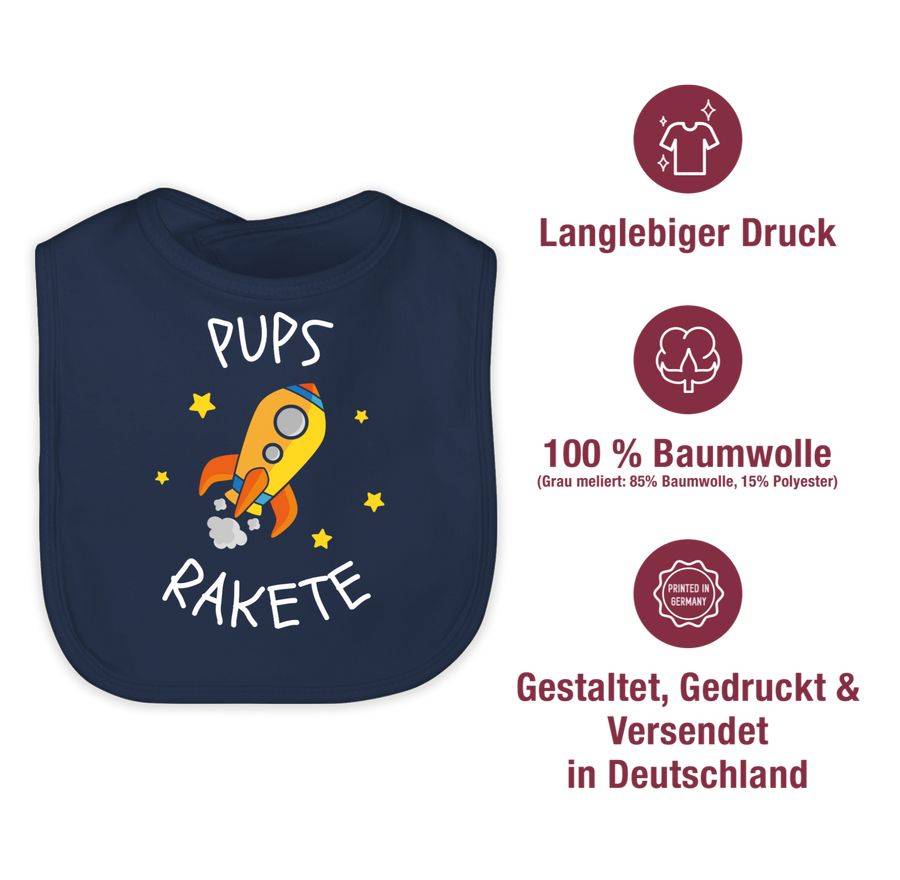 Shirtracer Pupsrakete Weiß: Tshirt Gym Bag Shirtracer