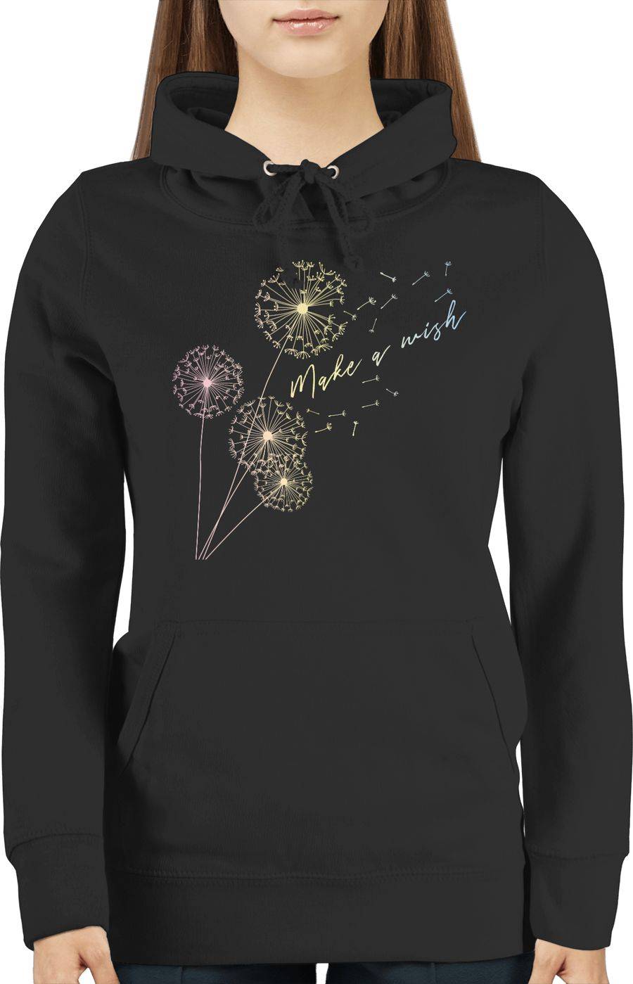 Shirtracer Pusteblume Make A Wish Bunt Shirts & Mehr Shirtracer