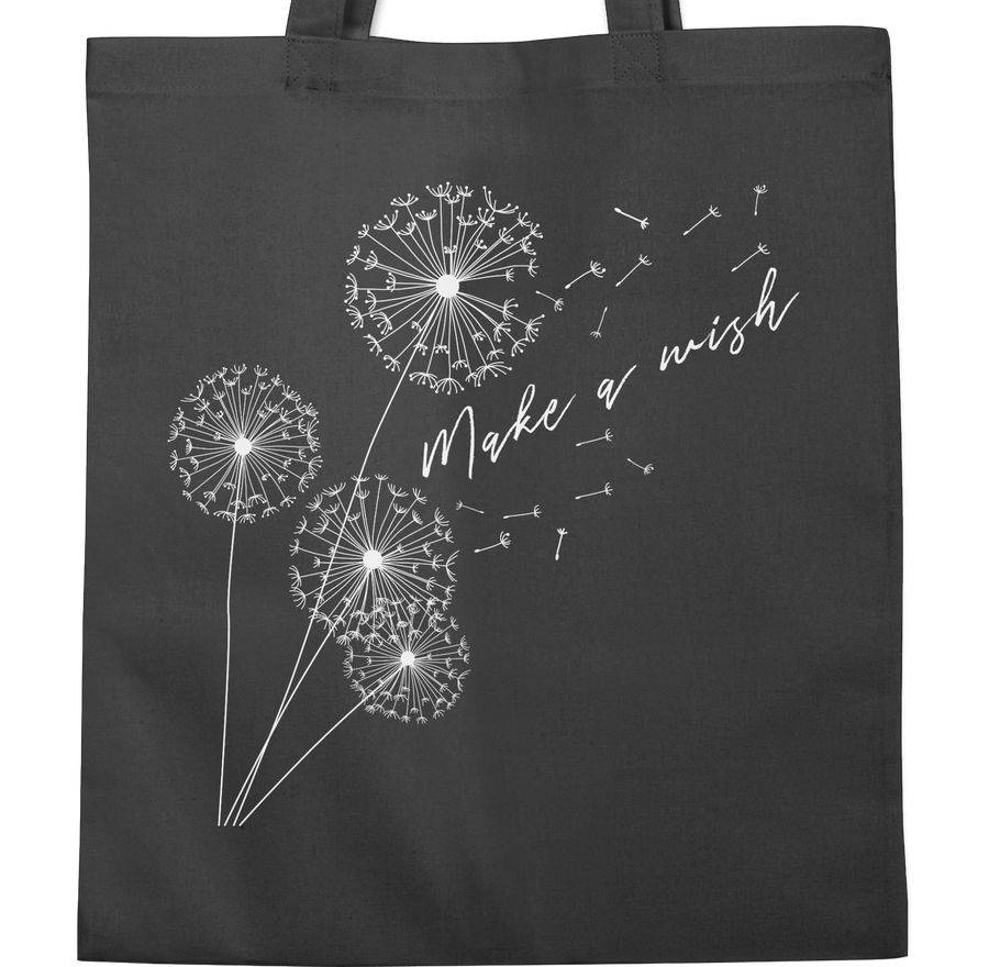 Shirtracer Pusteblume Make A Wish Weiß: Tshirt Rucksack Shirtracer