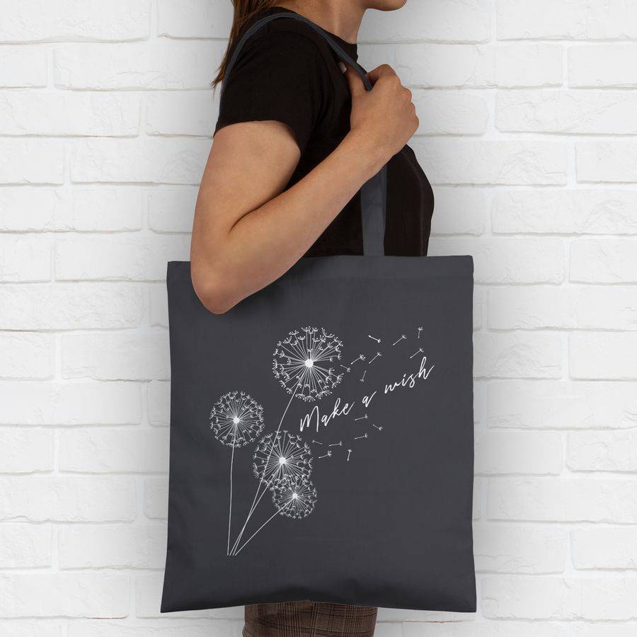 Shirtracer Pusteblume Make A Wish Weiß: Tshirt Rucksack Shirtracer