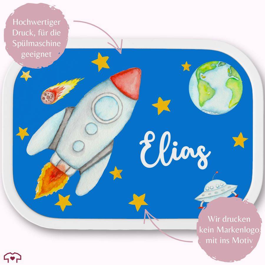 Shirtracer Rakete Raumschiff Weltraum Meteorit: Tshirt Rucksack Shirtracer