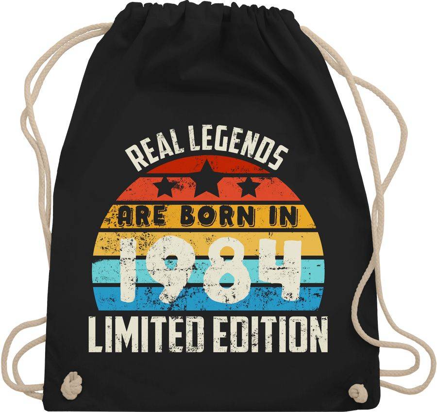 Shirtracer Real Legends are born in 1984 Limited Edition Vintage Vierzigster Shirts & Meh Shirtracer