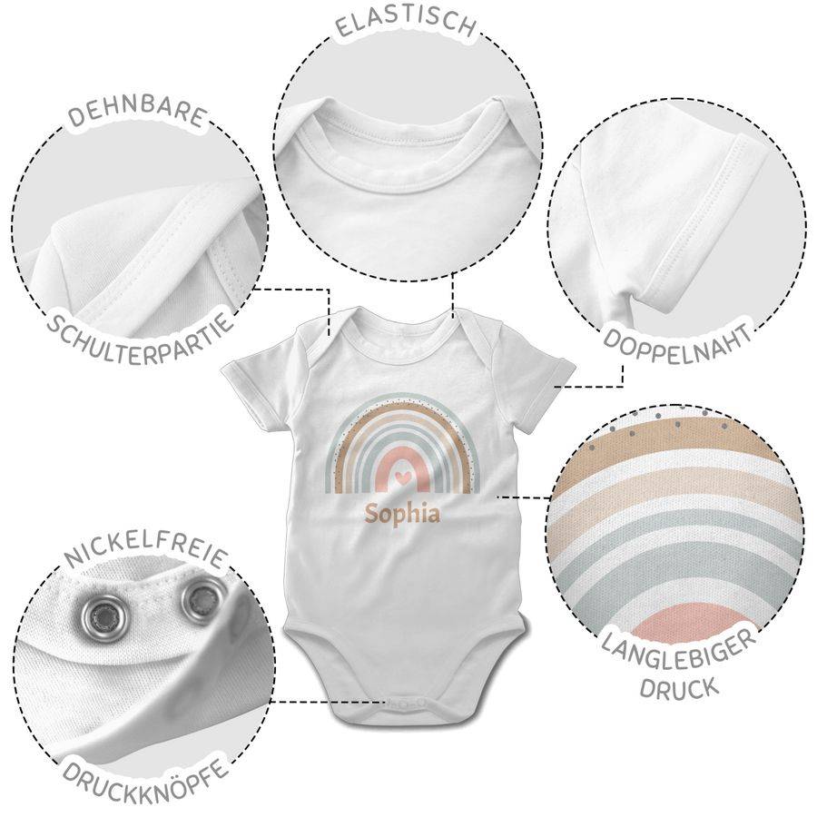 Shirtracer Regenbogen Farbbogen Himmelsbogen Rainbow Shirts & Mehr Shirtracer