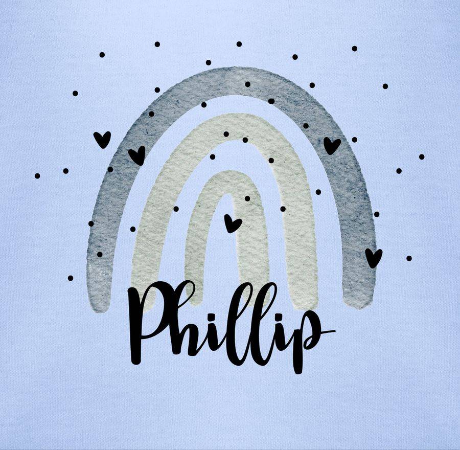 Shirtracer Regenbogen Name: T-Shirt Turnbeutel Shirtracer