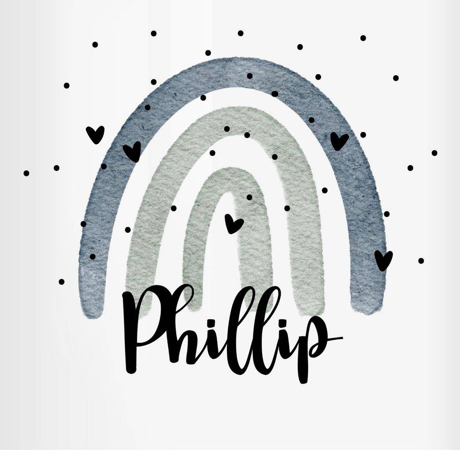 Shirtracer Regenbogen Name: T-Shirt Turnbeutel Shirtracer