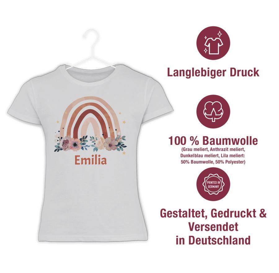 Shirtracer Regenbogen Rainbow: Tshirt Rucksack Shirtracer