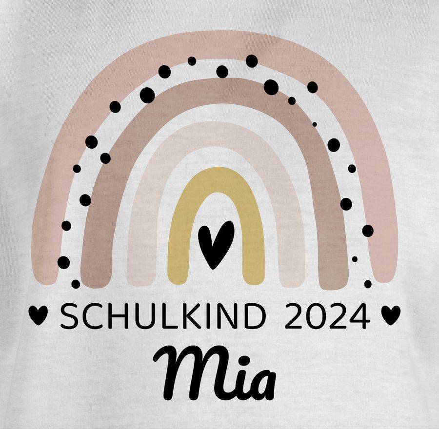 Shirtracer Regenbogen Schulkind 2024 Shirts & Mehr Shirtracer