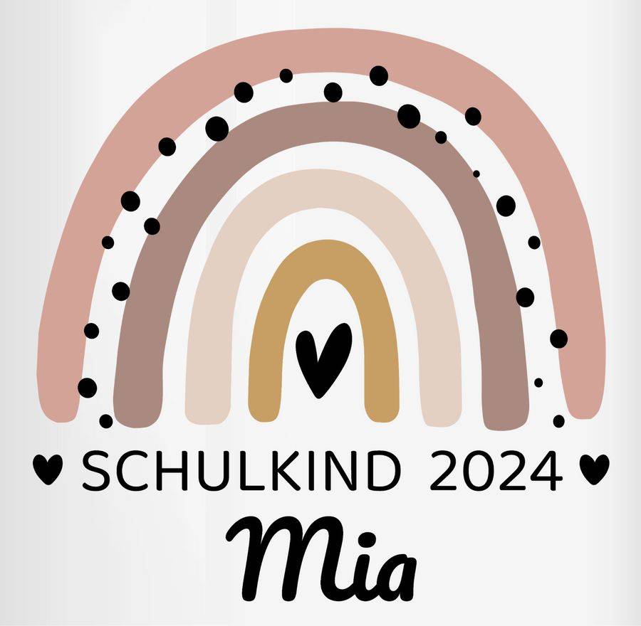 Shirtracer Regenbogen Schulkind 2024 Shirts & Mehr Shirtracer