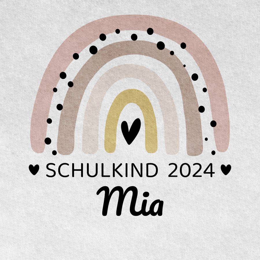 Shirtracer Regenbogen Schulkind 2024 Shirts & Mehr Shirtracer