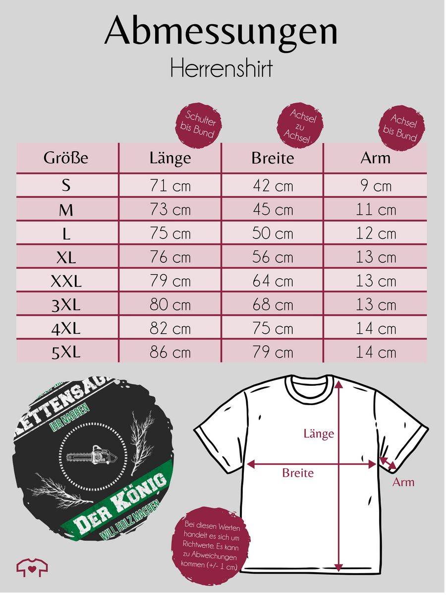 Shirtracer Reichet Mir Die Kettensäge Shirts & Mehr Shirtracer