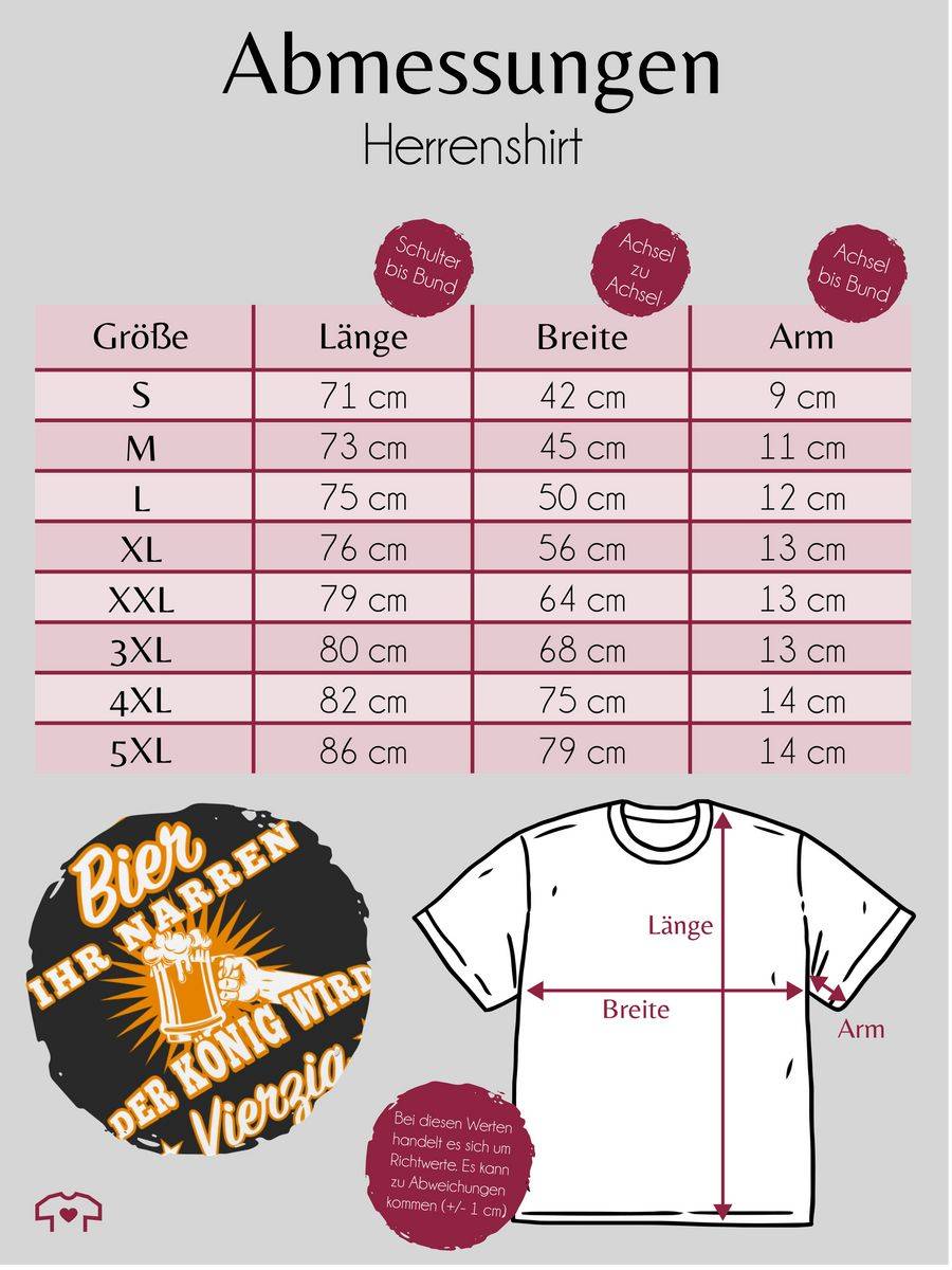 Shirtracer Reicht Mir Das Bier Ihr Narren Vierzig Shirts & Mehr Shirtracer