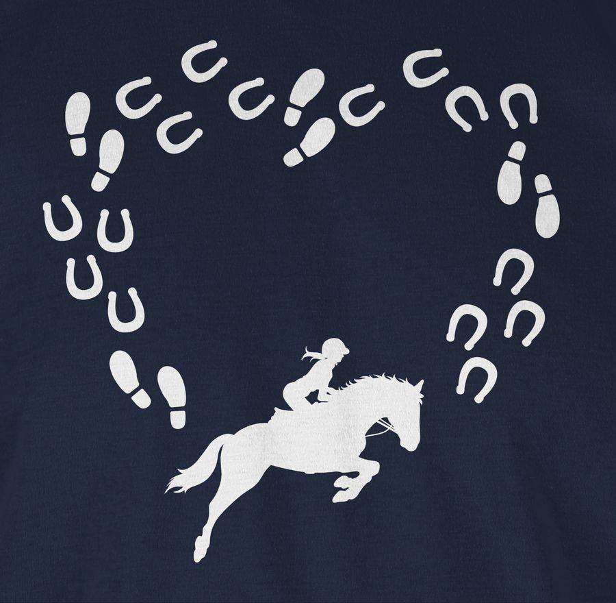 Shirtracer Reiter Und Pferd Herz: T-Shirt Turnbeutel Shirtracer