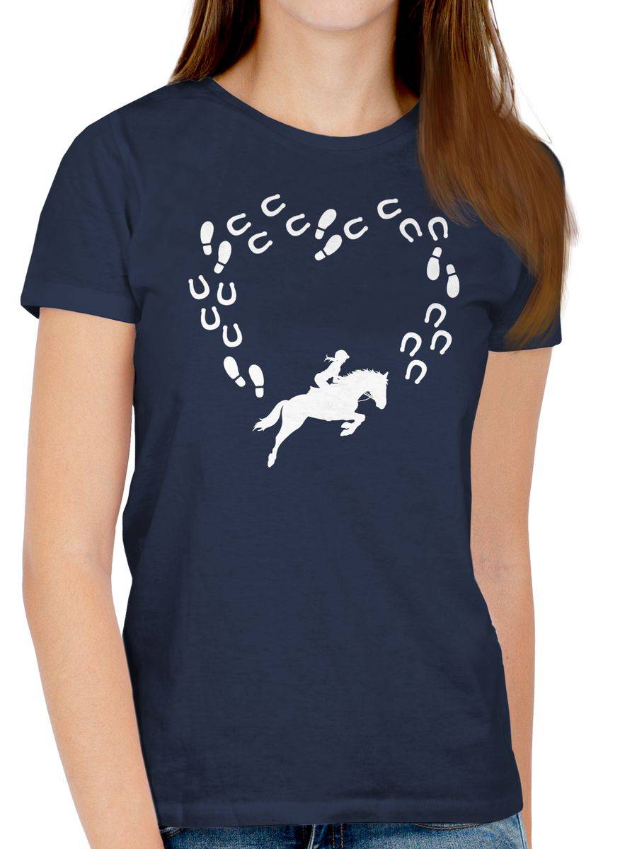 Shirtracer Reiter Und Pferd Herz: T-Shirt Turnbeutel Shirtracer
