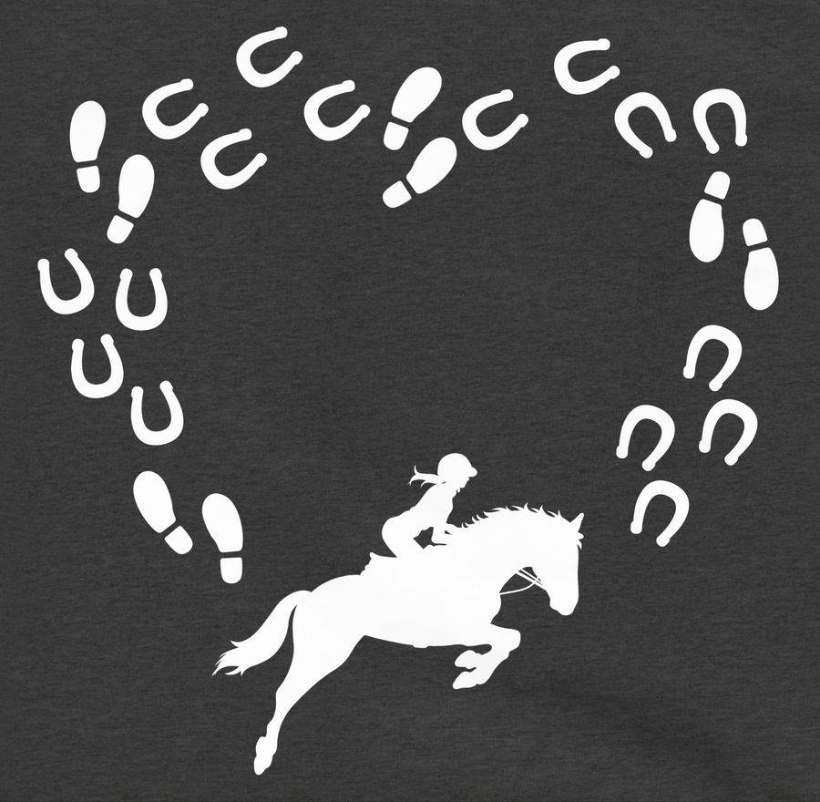 Shirtracer Reiter Und Pferd Herz: T-Shirt Turnbeutel Shirtracer