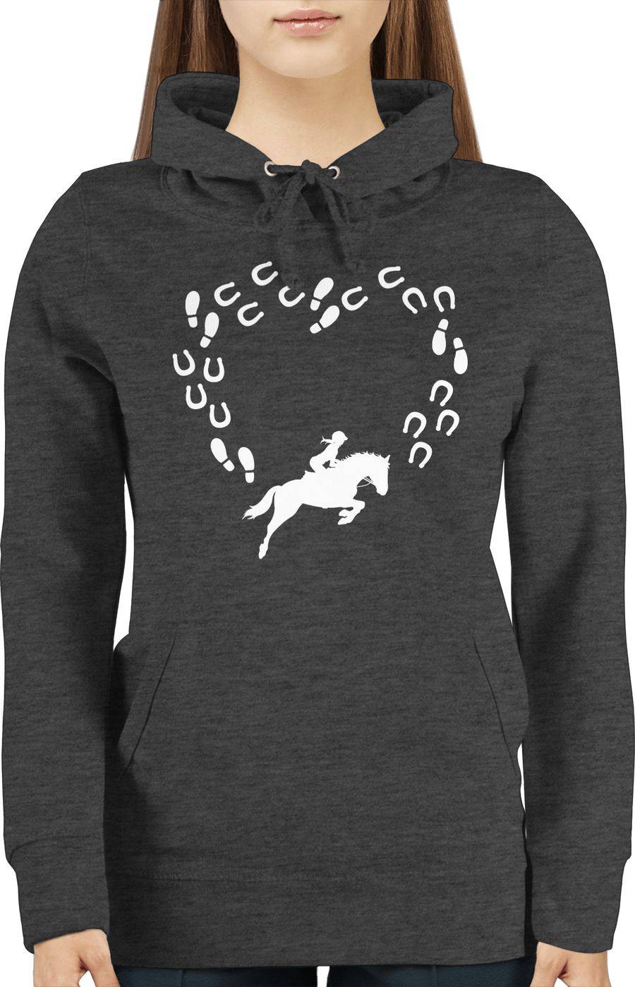 Shirtracer Reiter Und Pferd Herz: T-Shirt Turnbeutel Shirtracer