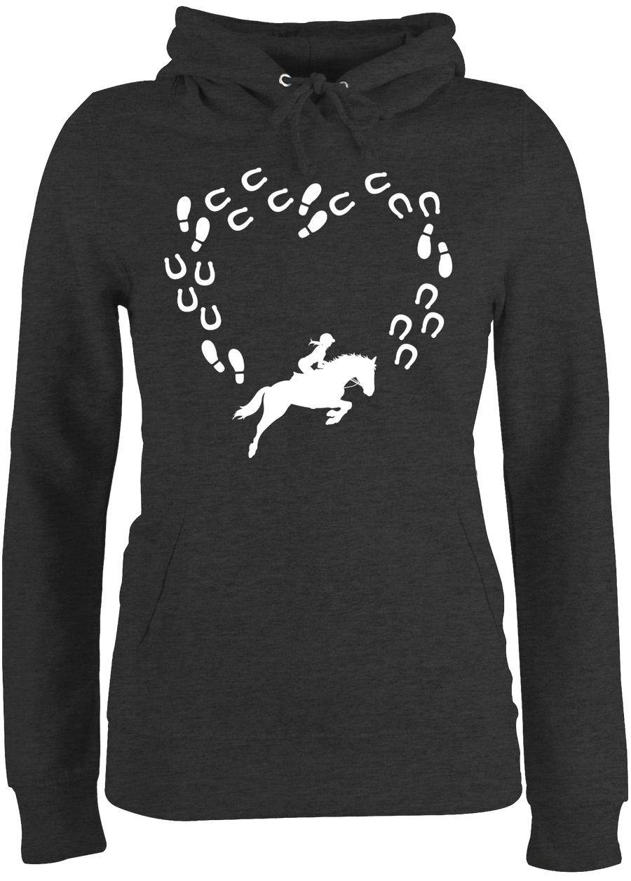 Shirtracer Reiter und Pferd Herz: T-Shirt Turnbeutel Shirtracer