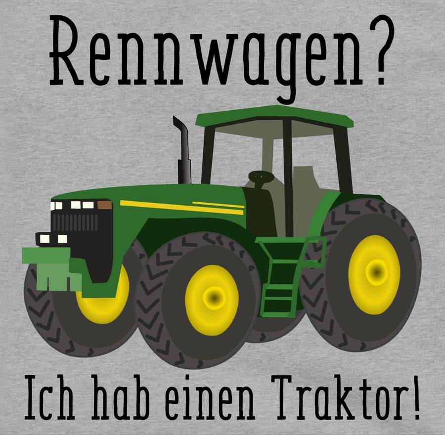 Shirtracer Rennwagen Ich Habe Einen Traktor - Geschenk Landwirt Trecker Bauer Geschenkidee Shirtracer