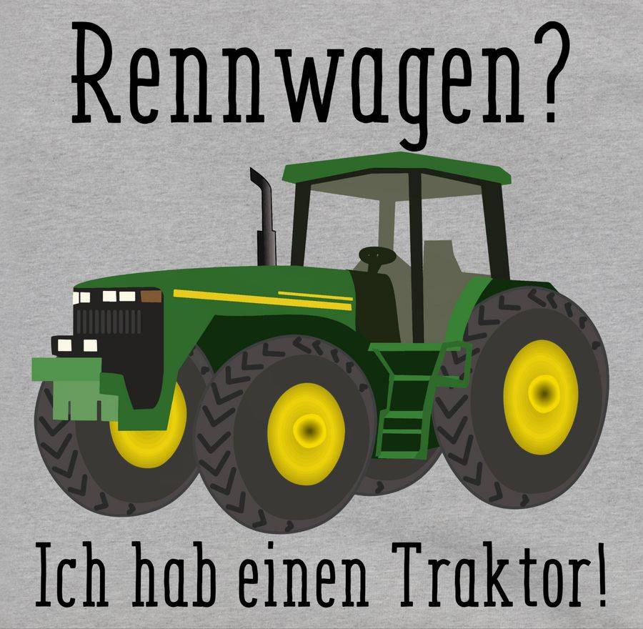 Shirtracer Rennwagen Ich Habe Einen Traktor - Geschenk Landwirt Trecker Bauer Geschenkidee Shirtracer