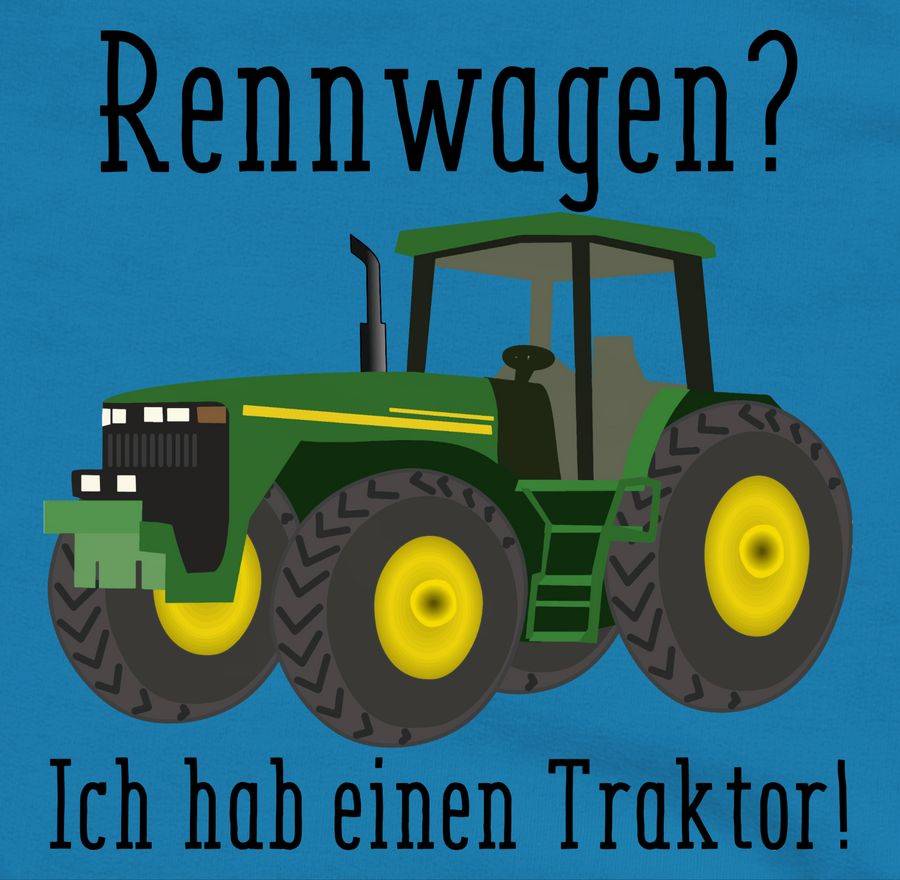 Shirtracer Rennwagen Ich Habe Einen Traktor - Geschenk Landwirt Trecker Bauer Geschenkidee Shirtracer