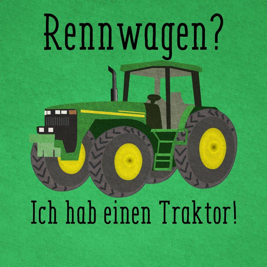 Shirtracer Rennwagen Ich Habe Einen Traktor - Geschenk Landwirt Trecker Bauer Geschenkidee Shirtracer