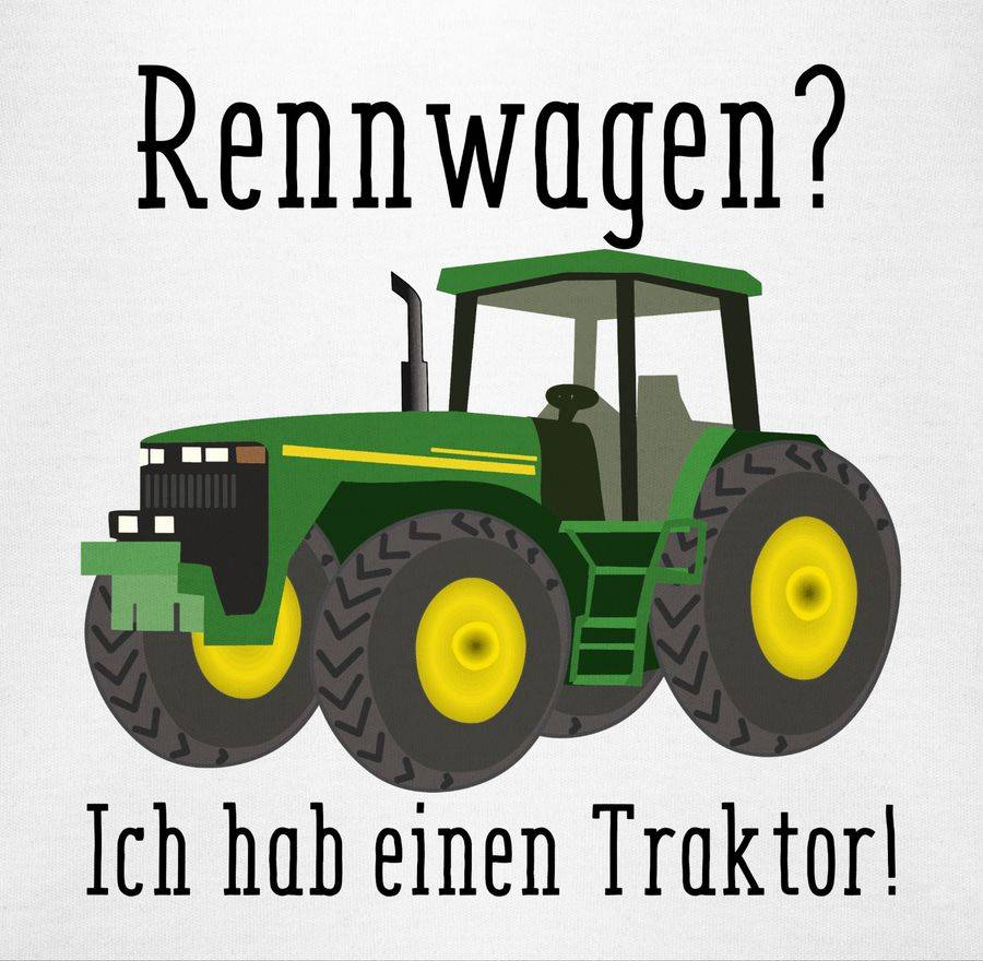 Shirtracer Rennwagen Ich Habe Einen Traktor - Geschenk Landwirt Trecker Bauer Geschenkidee Shirtracer