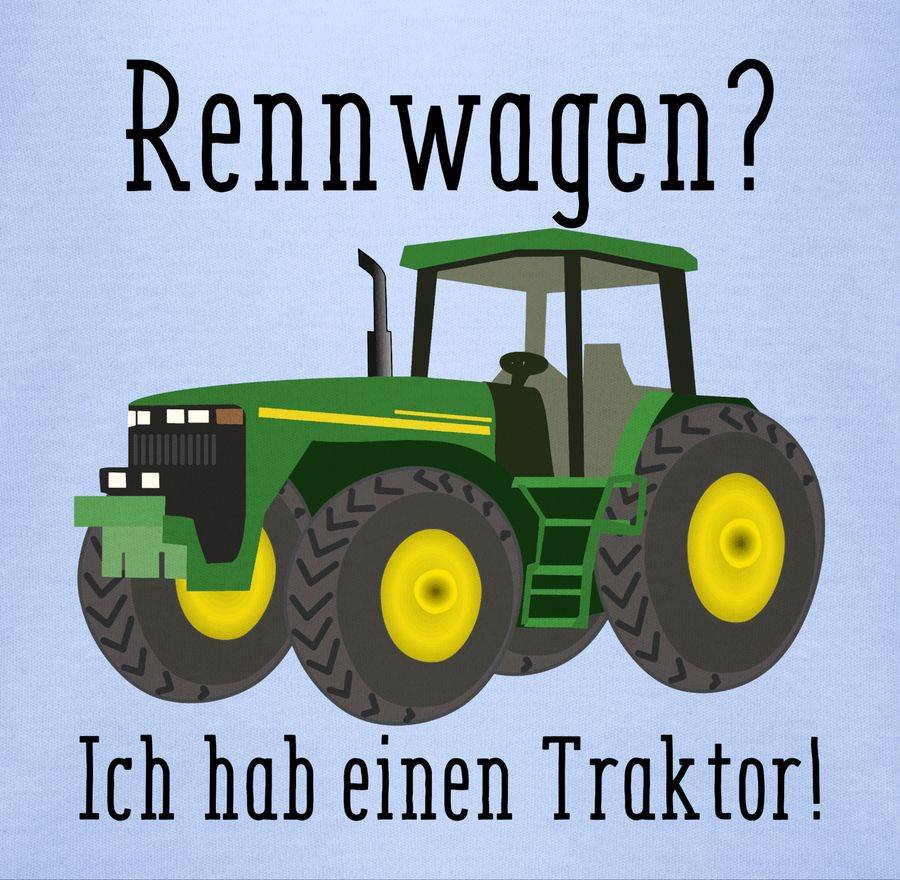 Shirtracer Rennwagen Ich Habe Einen Traktor - Geschenk Landwirt Trecker Bauer Geschenkidee Shirtracer