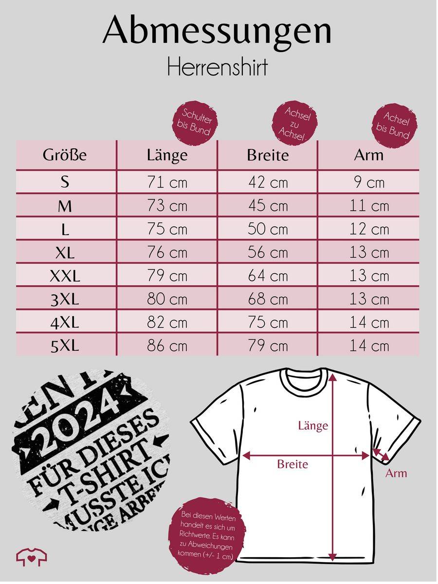 Shirtracer Rente 2024 Für Dieses T-Shirt Musste Ich Lange Arbeiten - Schwarz Shirts & Meh Shirtracer