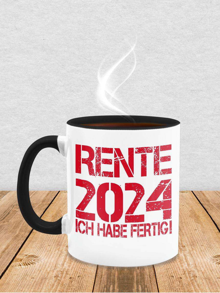 Shirtracer Rente 2024 - Ich Habe Fertig!: Tshirt Turnbeutel Shirtracer