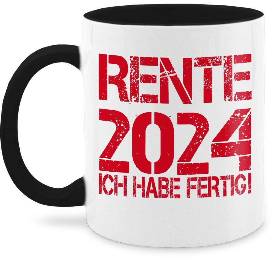 Shirtracer Rente 2024 - Ich habe fertig!: Tshirt Turnbeutel Shirtracer