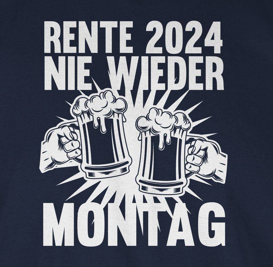 Shirtracer Rente 2024 Nie Wieder Montag Shirts & Mehr Shirtracer